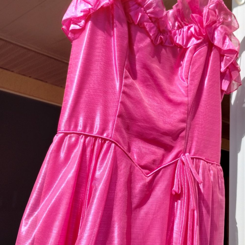 Frilly Pink Formal Dress